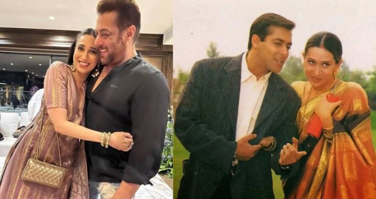Salman Khan : ‘तू असा ड्रेस घालून...’; करिश्मा कपूरच्या ड्रेसवर सलमान खानने घेतला होता आक्षेप, Video Viral
