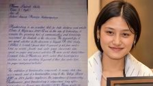 कॉम्प्युटर प्रिंटलाही लाजवेल असं हस्ताक्षर! नेपाळच्या प्रकृती मल्लाची जगभर चर्चा