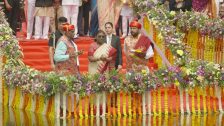 Nashik Kumbh Mela Dhwajarohan: राष्ट्रपती द्रौपदी मुर्मू यांच्या हस्ते रामकुंडावर धार्मिक विधींना प्रारंभ!