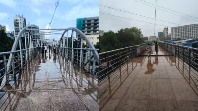 सांताक्रूझ स्कायवॉकला छत बसवण्याचा प्रस्ताव अद्यापही रखडलेला, BMC स्थायी समितीच्या मंजुरीकडे लक्ष
