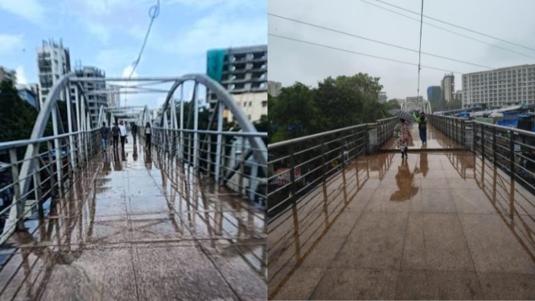 सांताक्रूझ स्कायवॉकला छत बसवण्याचा प्रस्ताव अद्यापही रखडलेला, BMC स्थायी समितीच्या मंजुरीकडे लक्ष