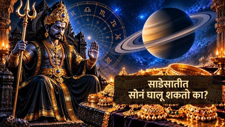 शनी साडेसाती काळात सोन्याचे दागिने घालणं अशुभ असतं का? ज्योतिषशास्त्र काय सांगते?