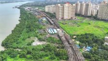 Thane Coastal Road: ठाणे कोस्टल रोडच्या कामाला वेग! एकाच दिवसात 10 गर्डर उभारले; प्रकल्पाचे 45 टक्के काम पूर्ण