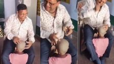 Uttar Pradesh Viral Video : शाळकरी विद्यार्थ्याच्या डोक्यावर शिक्षकाने वाजवला 'तबला'; व्हिडिओ व्हायरल होताच शिक्षकावर निलंबनाची कारवाई!