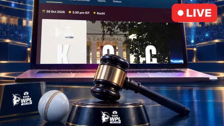 WPL 2027 Auction Live: वुमन्स प्रीमियर लीगच्या पाचव्या पर्वासाठी लागणार बोली, सर्व अपडेट एका क्लिकवर