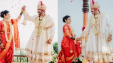 Ashvini Mahangade: अश्विनी महांगडेच्या आयुष्याची नवी सुरुवात! लग्नाचे फोटो चर्चेत
