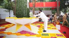 पोलीस स्मृतिदिनानिमित्त हुतात्म्यांना उपमुख्यमंत्री एकनाथ शिंदेंचे अभिवादन; 154 वीर पोलिसांना श्रद्धांजली