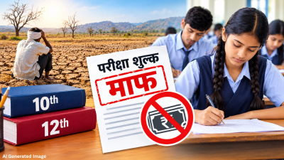 दुष्काळग्रस्त ३०५ तालुक्यांतील दहावी, बारावीच्या विद्यार्थ्यांचे परीक्षा शुल्क माफ