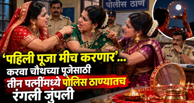 Kanpur Viral News: 'पहिली पूजा मीच करणार'...; करवा चौथच्या पूजेसाठी तीन पत्नींमध्ये पोलीस ठाण्यातच रंगली जुंपली
