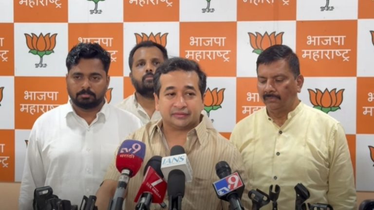 Nitesh Rane : मावळ्यांच्या जागी 'कॉकरोच' दाखवणे हा शिवरायांचा अपमान ! मंत्री नितेश राणे यांचा हल्लाबोल